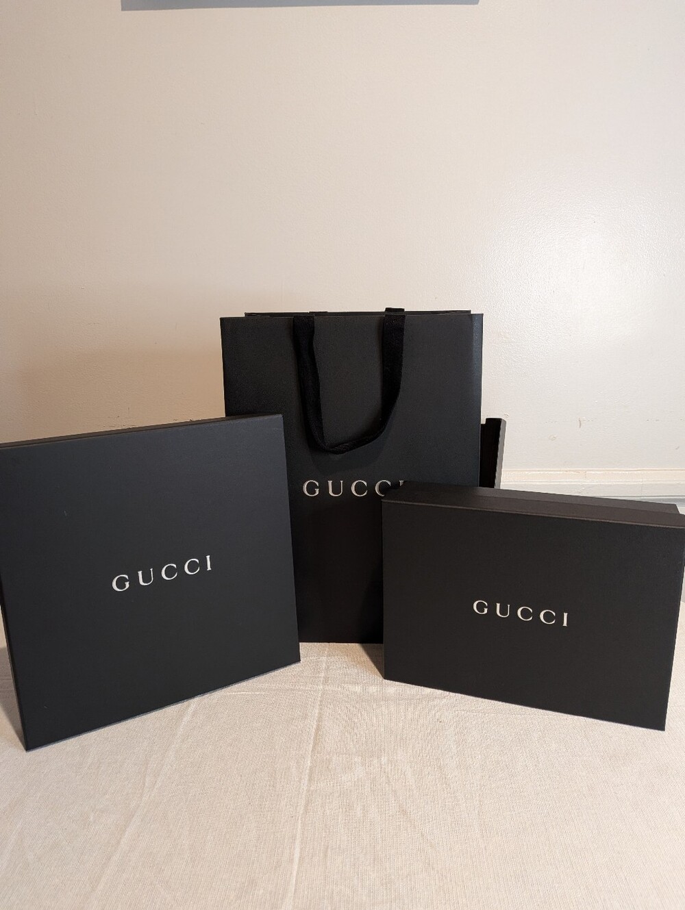 Gucci Empty Gift Small Boxes with Shopping Bag